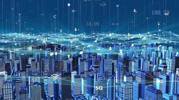 5g网络覆盖的智慧城市