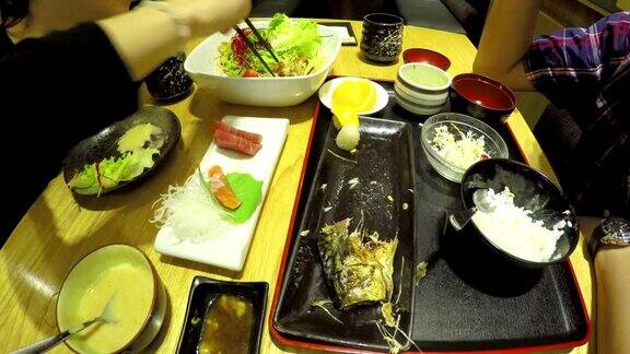 日本食物时间流逝餐