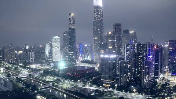 广州现代都市夜景