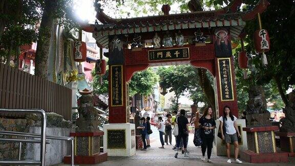 中国香港浅水湾的天后庙或观音祠