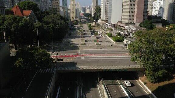 巴西圣保罗市中心鸟瞰图