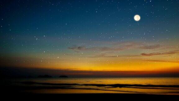 海和月亮