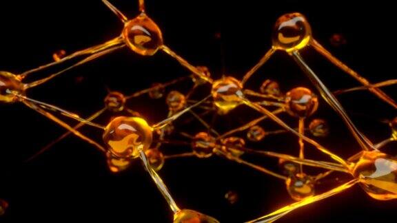 《抽象分子油》4K超高清动画