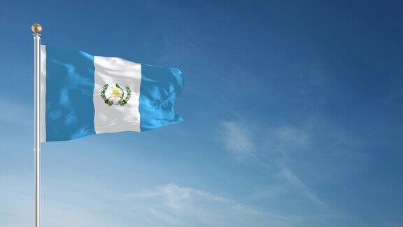4K危地马拉旗-可循环