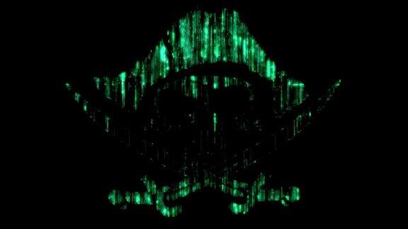 侵犯可循环的网络空间海盗符号