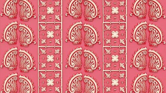 装饰花卉巴洛克民族点缀文艺复兴时期复古古董复古图案维多利亚典雅锦缎背景纸瓦方红色壁纸