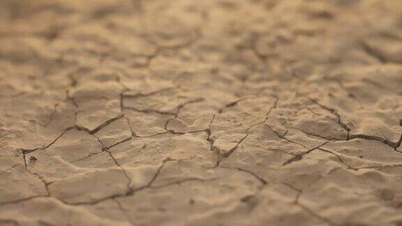 干旱水分蒸发闷热阳光下干燥的土壤