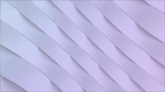 三维白色固体光滑条纹抽象最小几何运动背景无缝循环背景动画高级最小动画横幅现代壁纸的文本和演示文稿模板