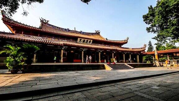 中国泉州2014年6月30日:中国福建省泉州开元寺大殿