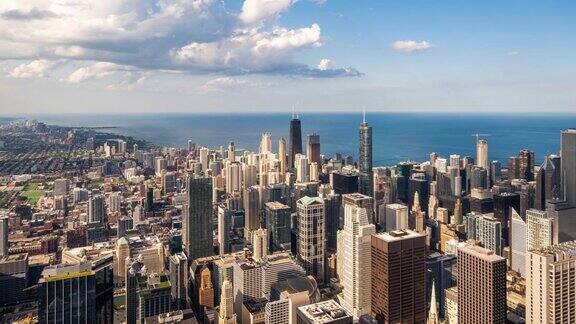 ZI美国芝加哥的摩天大楼