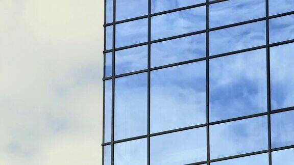现代办公建筑的玻璃立面