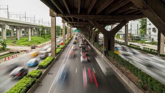 时光流逝交通高速泰国曼谷