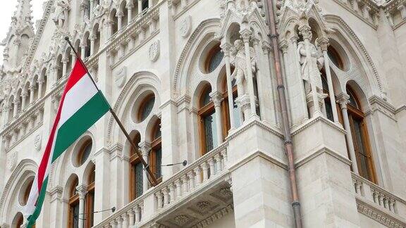 布达佩斯匈牙利议会大厦正面