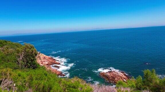 这是南非开普敦海岸的景色