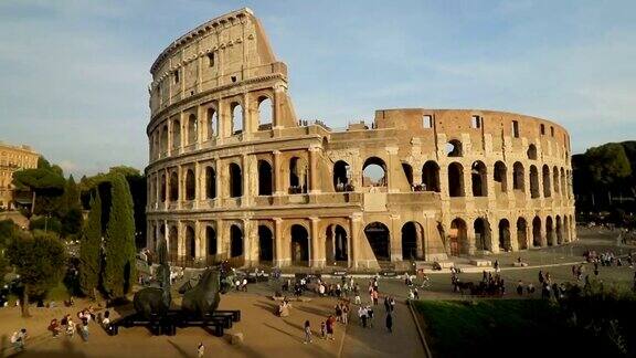 罗马斗兽场观景历史上著名的地标古迹