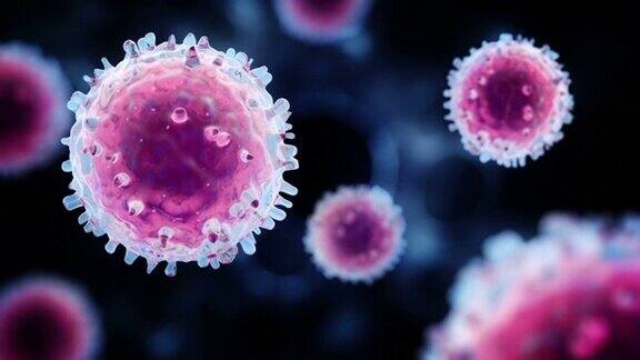 T细胞或病毒漂浮