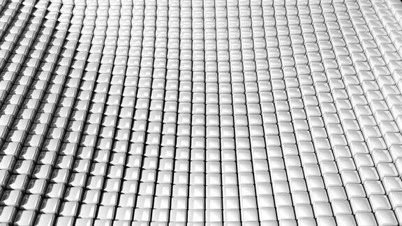 立方体网格模式摇摆抽象背景