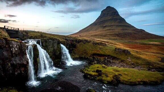 冰岛景观Kirkjufell