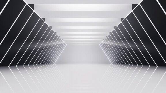 空白隧道3d渲染