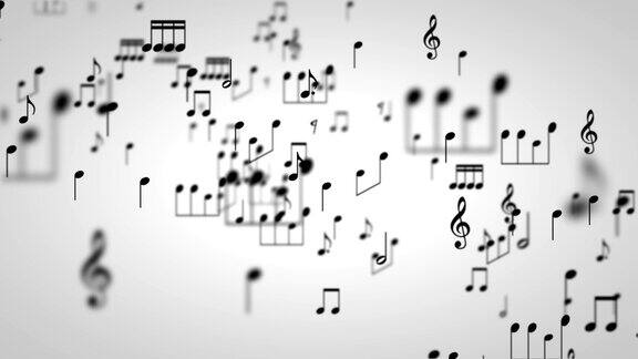 音乐音符粒子