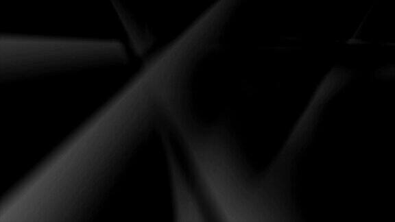 抽象黑色平滑条纹视频动画