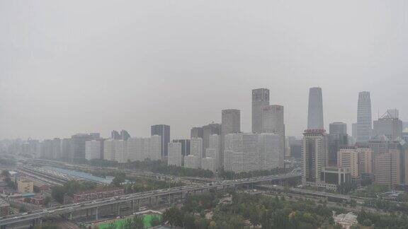 HACityscapeofBeijinginairpollution北京中国