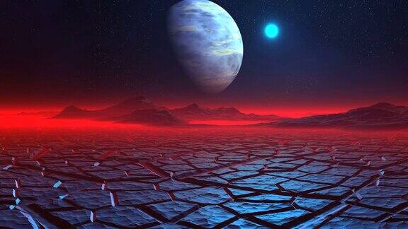外星球上的冰漠