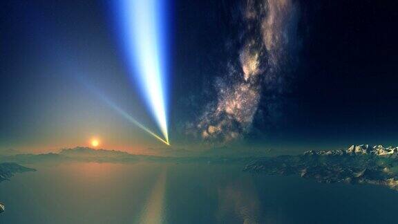 外星星球上的神秘射线