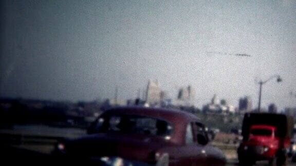 (8毫米年份)1950年高速公路进入圣路易斯美国