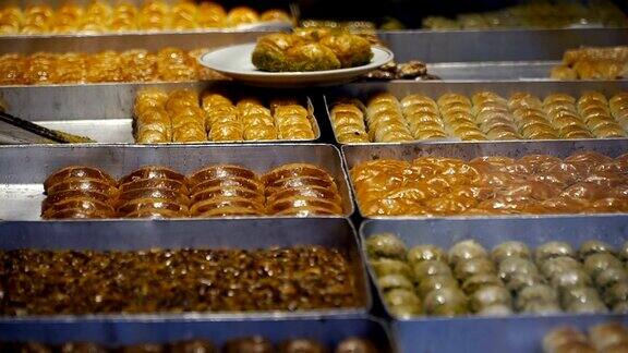 糖果糖果在柜台上土耳其的糖果