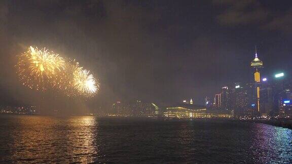 香港春节烟花4k