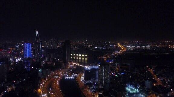 胡志明市夜景拍摄