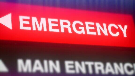 紧急医疗医院标志保健诊所标志变焦相机