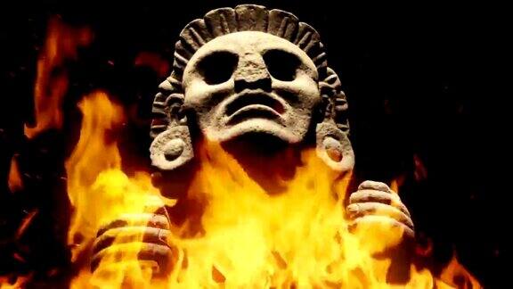 火焰中的古玛雅人