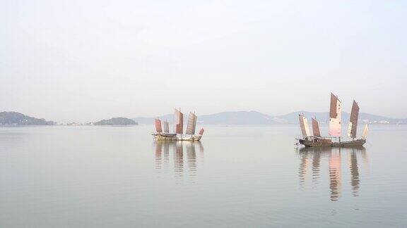 太湖实时帆船