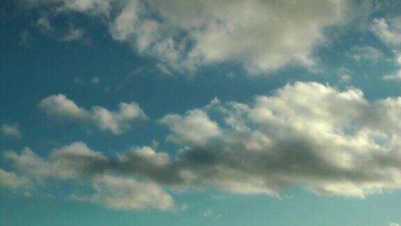 美丽的蓝天和白云