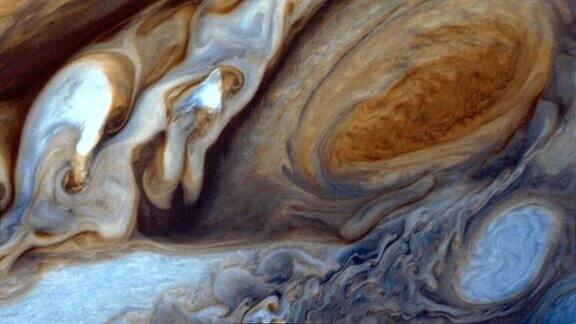 木星表面和大红斑