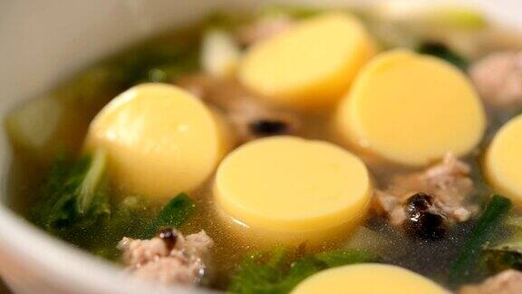 蛋豆腐汤豆腐蛋汤肉末豆腐汤