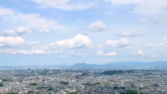 日本福冈市的风景