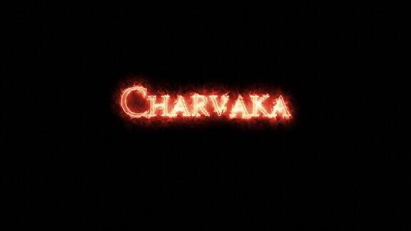 Charvaka是用火写的循环