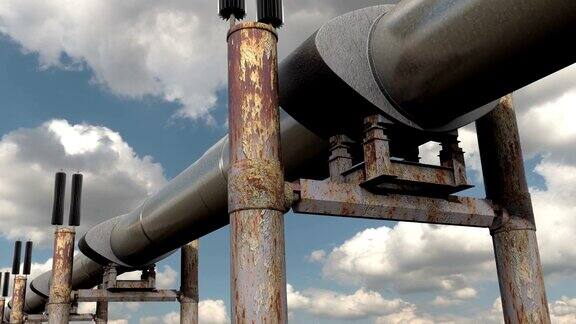 天然气和石油管道输送原油