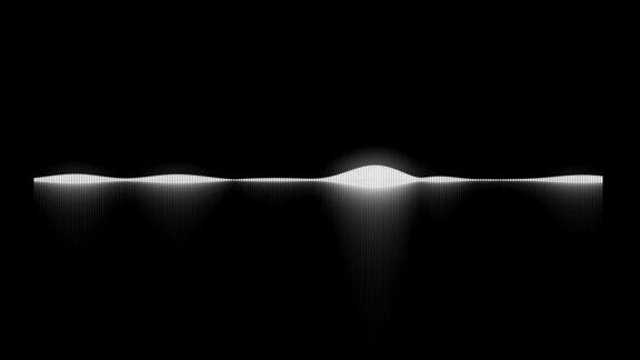 动态音频波形均衡器3d渲染电脑生成的背景夜总会创意