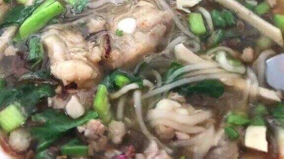 越南菜猪肉面汤