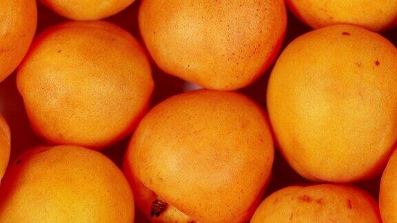 多汁的橘子杏子水果的背景
