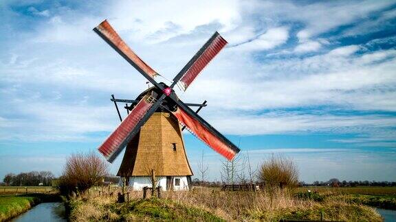 荷兰历史上著名的风车