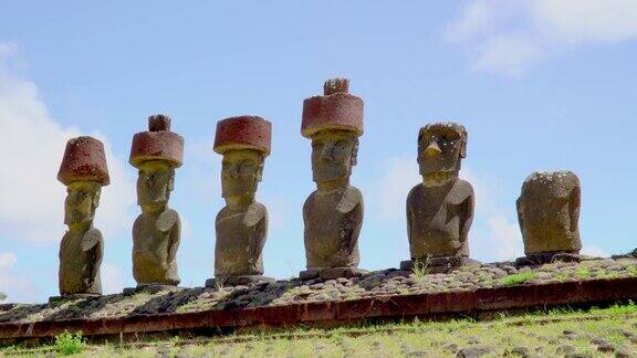 智利东岛的雕像
