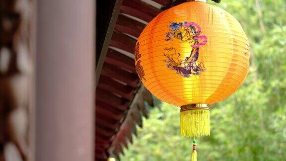 中国传统的中秋节纸灯笼户外挂纸灯笼