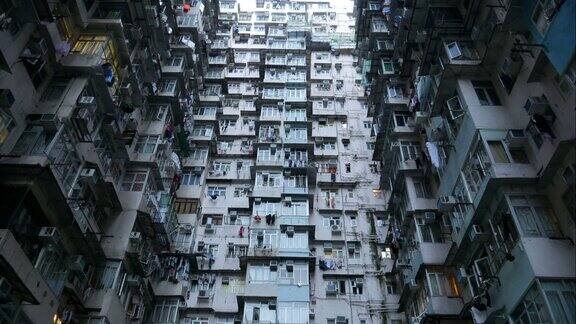 香港拥挤的公寓