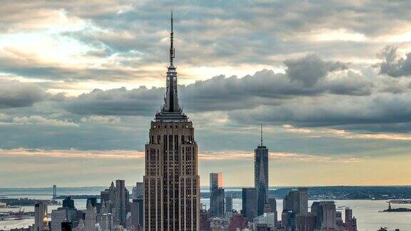 纽约曼哈顿帝国大厦自由塔