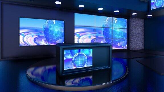 3D虚拟电视演播室新闻